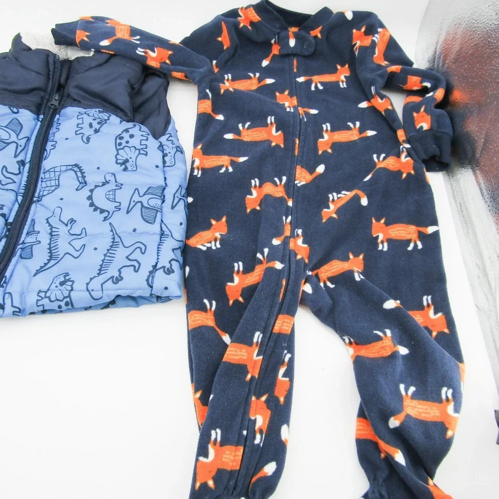 Lot Of 20 Mostly Carters Some Cat & Jack Mix Cotton Kids Clothes Gerber 18-24 m